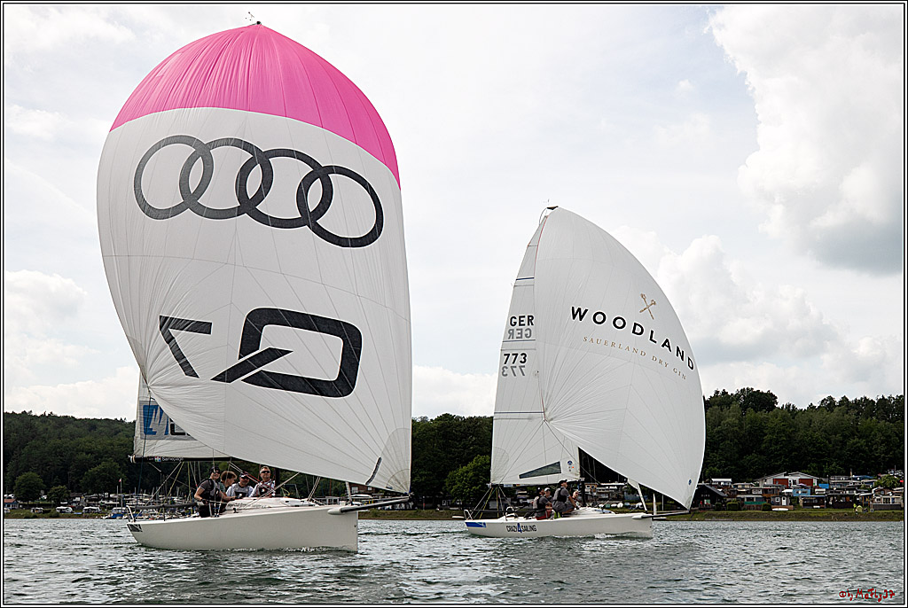 J70 - WOODLAND, 12.06.2021 Segelboot; Segeln; Woodland; Spinnaker; J70; Sorpesee; Sauerland